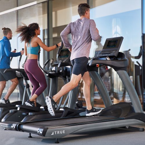 Commercial ellipticals are bing used with other equipment.